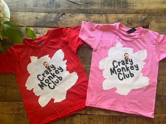 Crazy Monkeys Kids Shirts